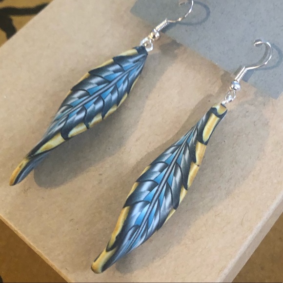 Jon Stuart Anderson Feather Earrings - Picture 3 of 8